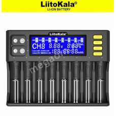 LiitoKala Lii-S8 зарядное устройство на 8 каналов для AA, AAA, 18650, 26650, 21700 Li-ion, LiFePo4, Ni-Mh аккумуляторов