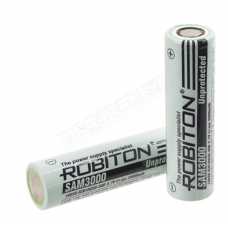 Аккумулятор ROBITON SAM3000 18650 3,7V, 3000mAh Li-ion  без защиты