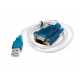 Кабель-переходник с USB на RS232 COM Serials, PDA 9 pin DB9