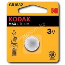 Батарейки Kodak CR1632-1BL MAX Lithium 