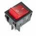 Выключатель клавишный (36-2346 ) 250V 30А (4с) ON-OFF красный с инд., REXANT
