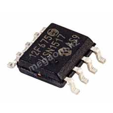 Микросхема PIC12F675-I/SN Микроконтроллер, 8-бит, 8 Pin, 1.75 KB Std Flash, 64 RAM, 128 EEPROM, 6 I/O, АDC, Timers 1 x 8-bit, 1 x 16-bit Корпус: SO8