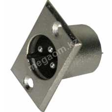 Штекер XLR (Canon) на панель 3 pin 