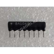 8A104G DIP 8pin 100 К ом  резисторная сборка