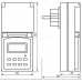 Розетка с таймером Feron TM23 недельная электронная мощность 3500W/16A IP44