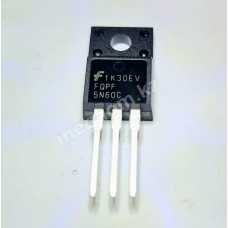 FQPF5N60C, одиночный mosfet транзистор, MOSFET N-CH 600V 4.5A TO-220F 